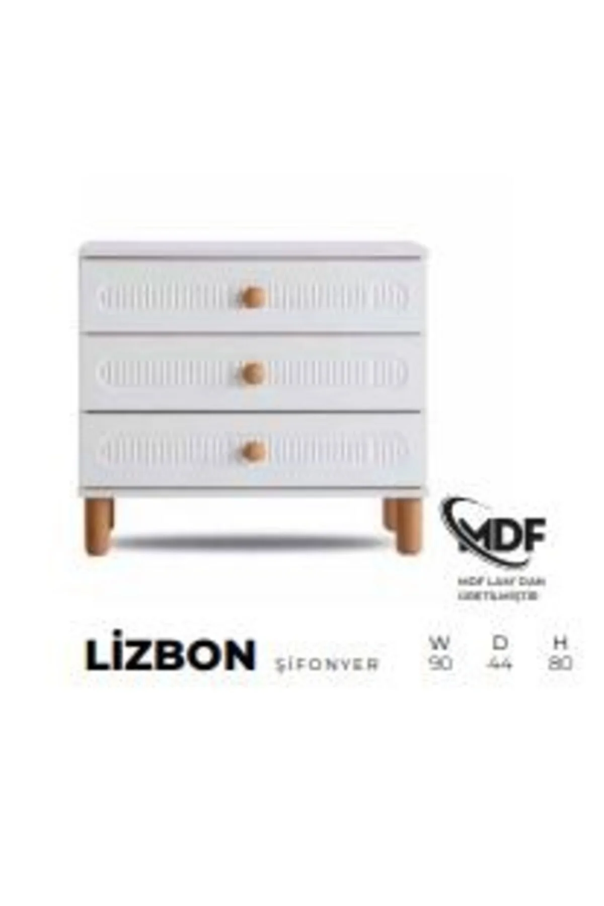 LİZBON MDF ŞİFONYER LİZBON MDF ŞİFONYER