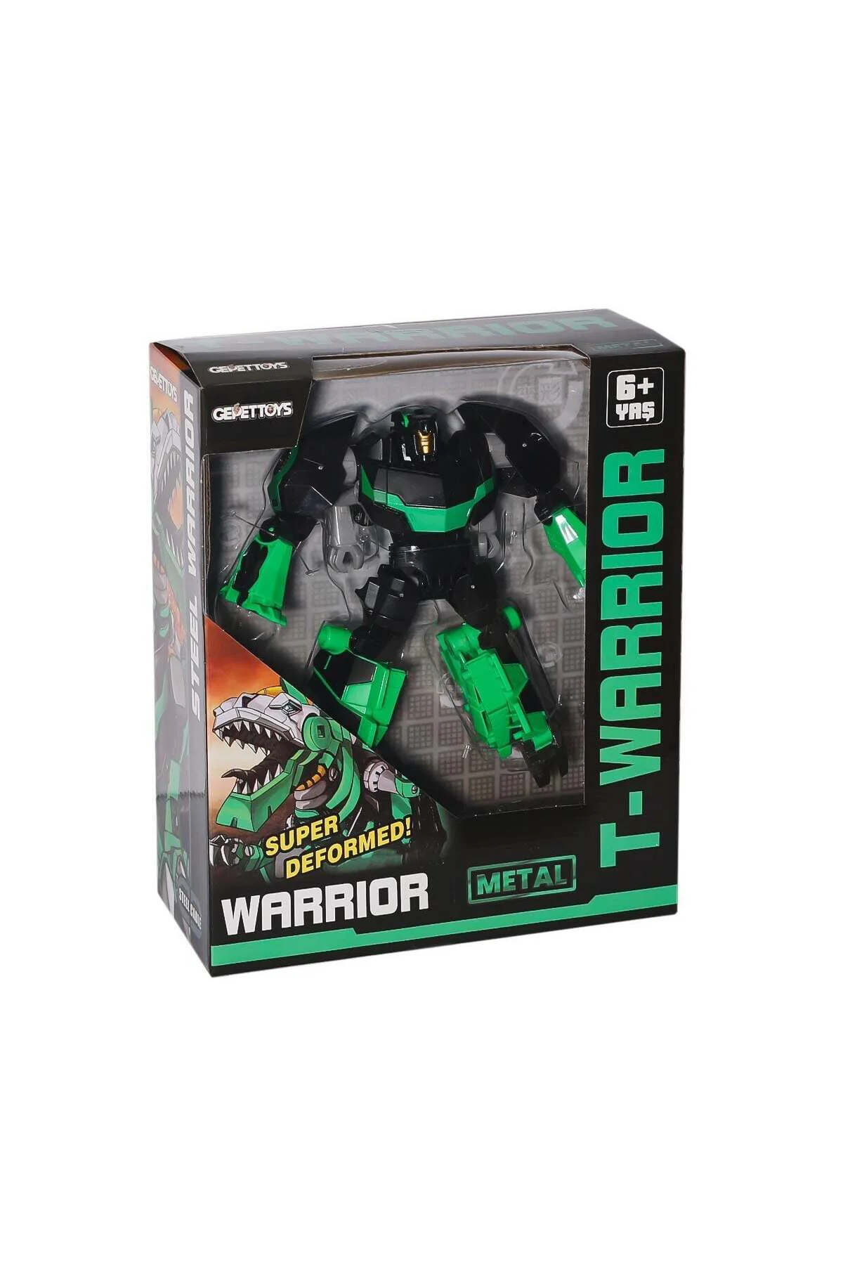 Lj1653 Metal Gövdeli Dönüşebilen Robot-Gepettoys Lj1653 Metal Gövdeli Dönüşebilen Robot-Gepettoys