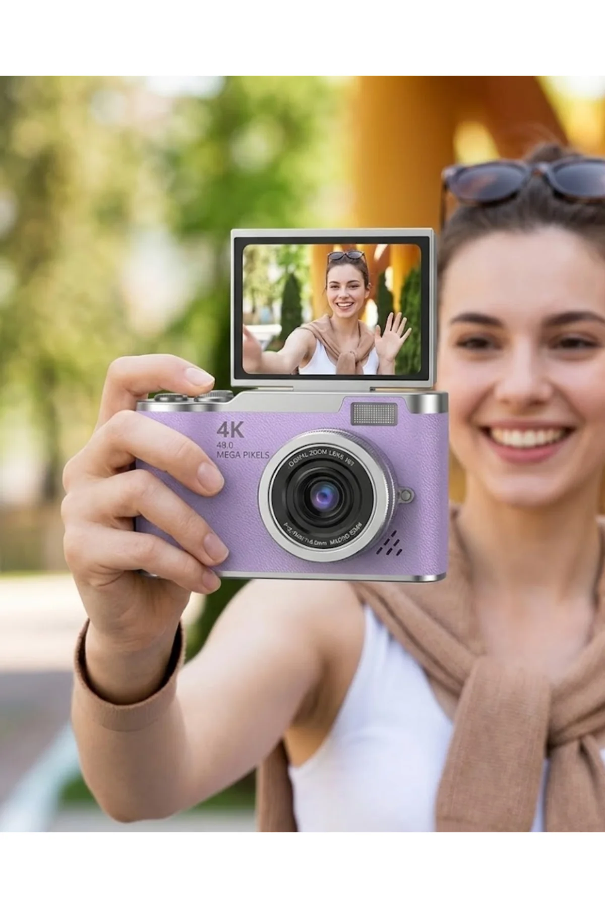 LK007 FOTOĞRAF MAKİNESİ MOR