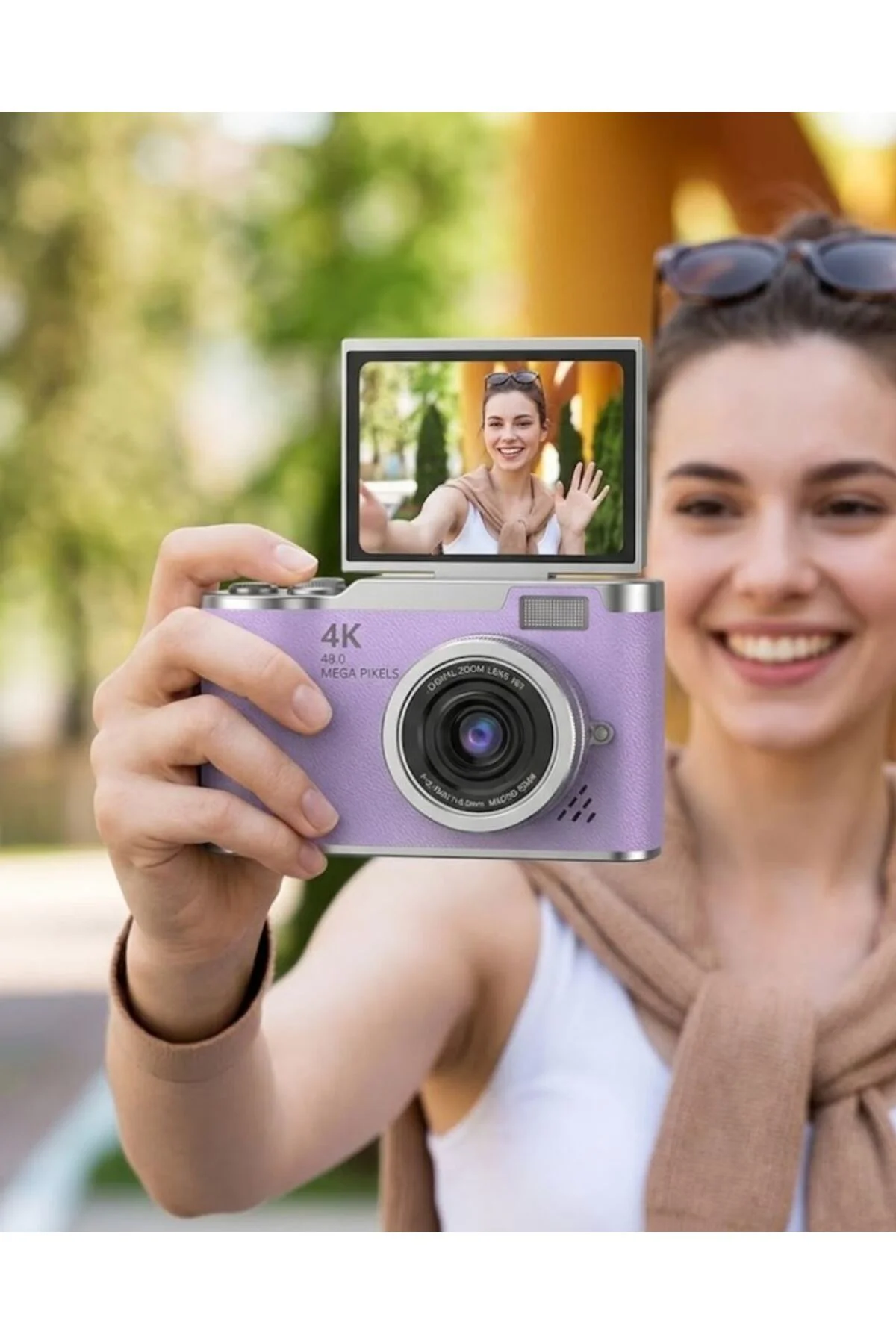 LK007 FOTOĞRAF MAKİNESİ MOR