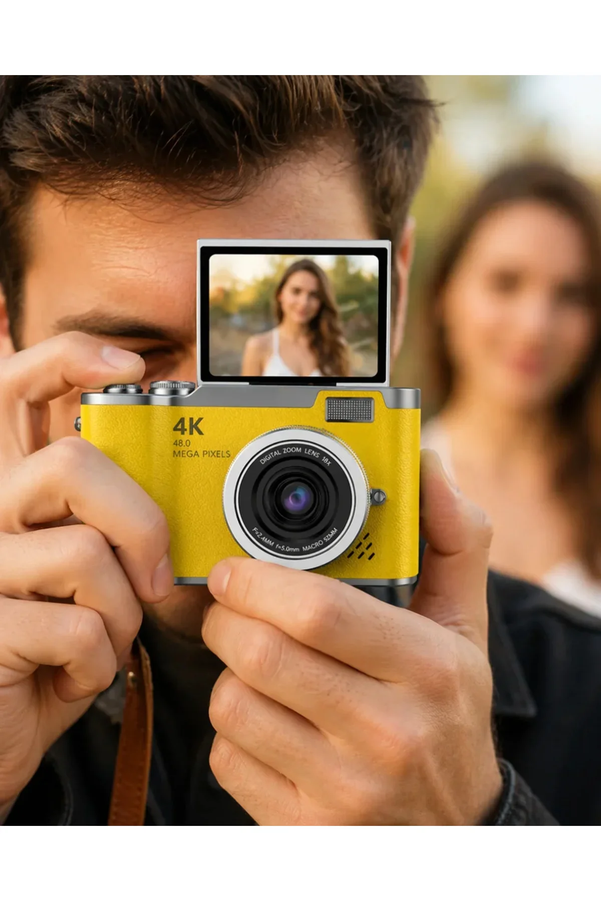 LK007 Fotoğraf Makinesi Sarı LK007 Fotoğraf Makinesi Sarı