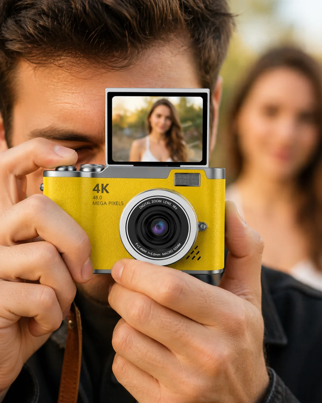 LK007 Fotoğraf Makinesi Sarı LK007 Fotoğraf Makinesi Sarı