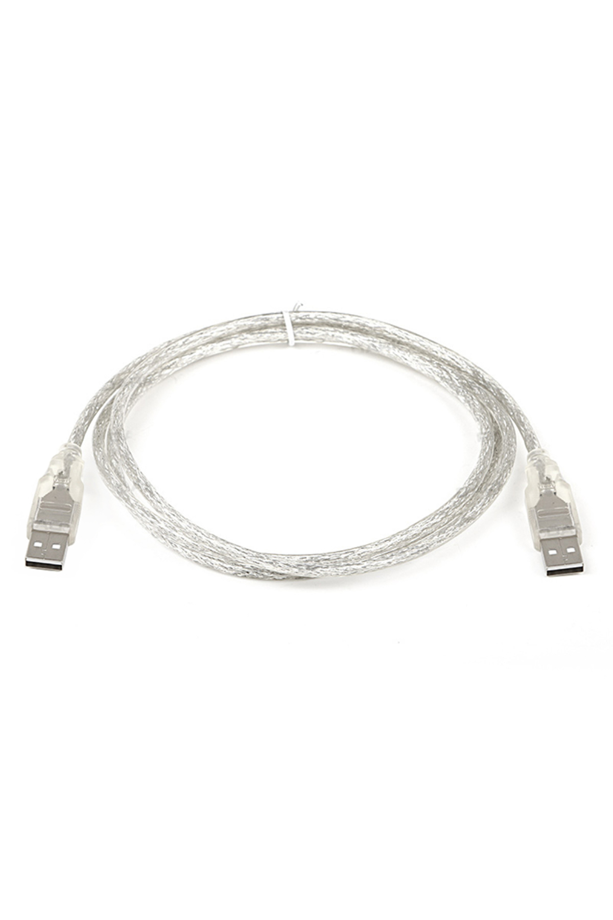 LMF00 shopzum 1.5 metre şeffaf usb erkek-erkek kablo shopzum