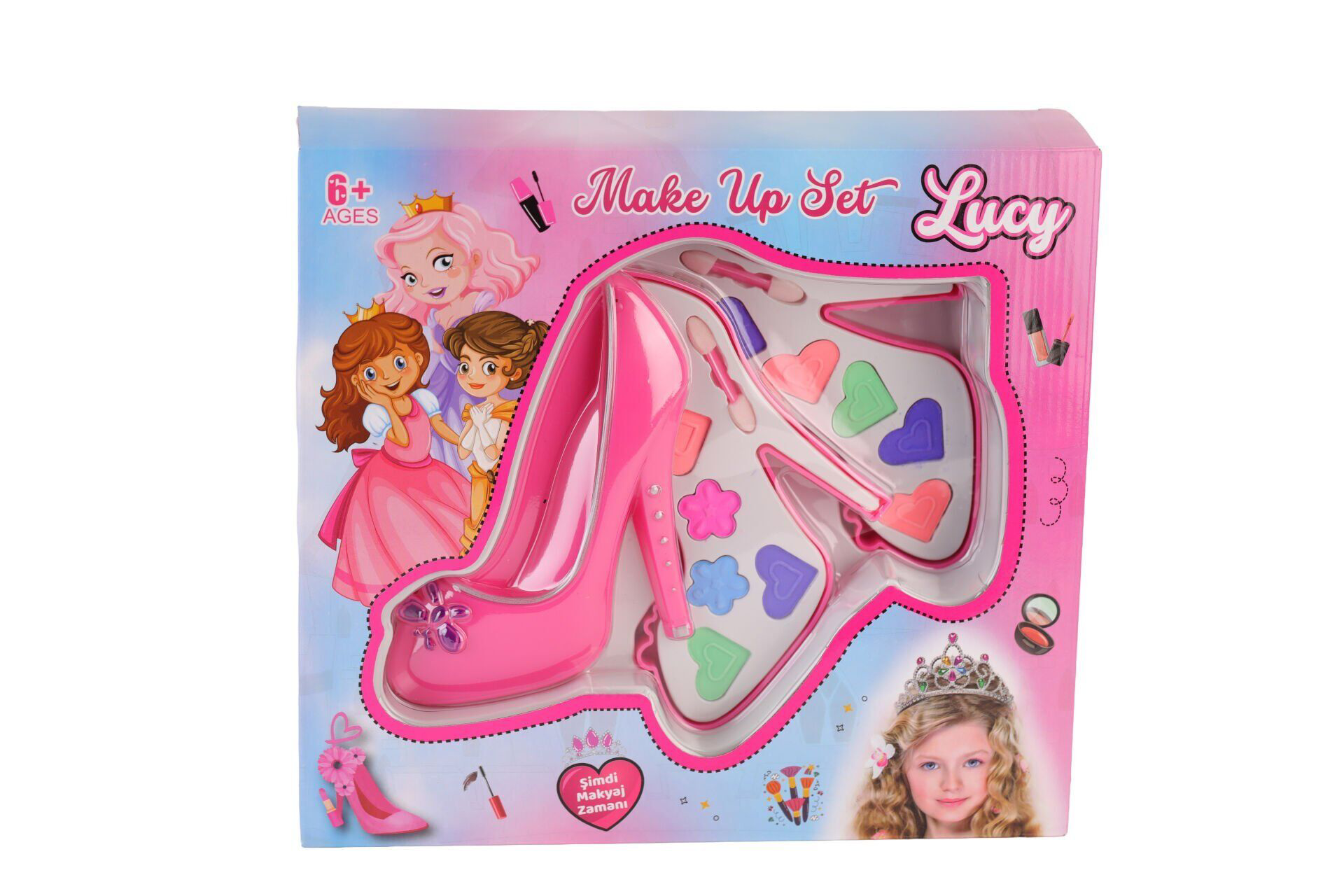 LMN213 AYAKKABILI KUTULU İKİLİ MAKYAJ SETİ