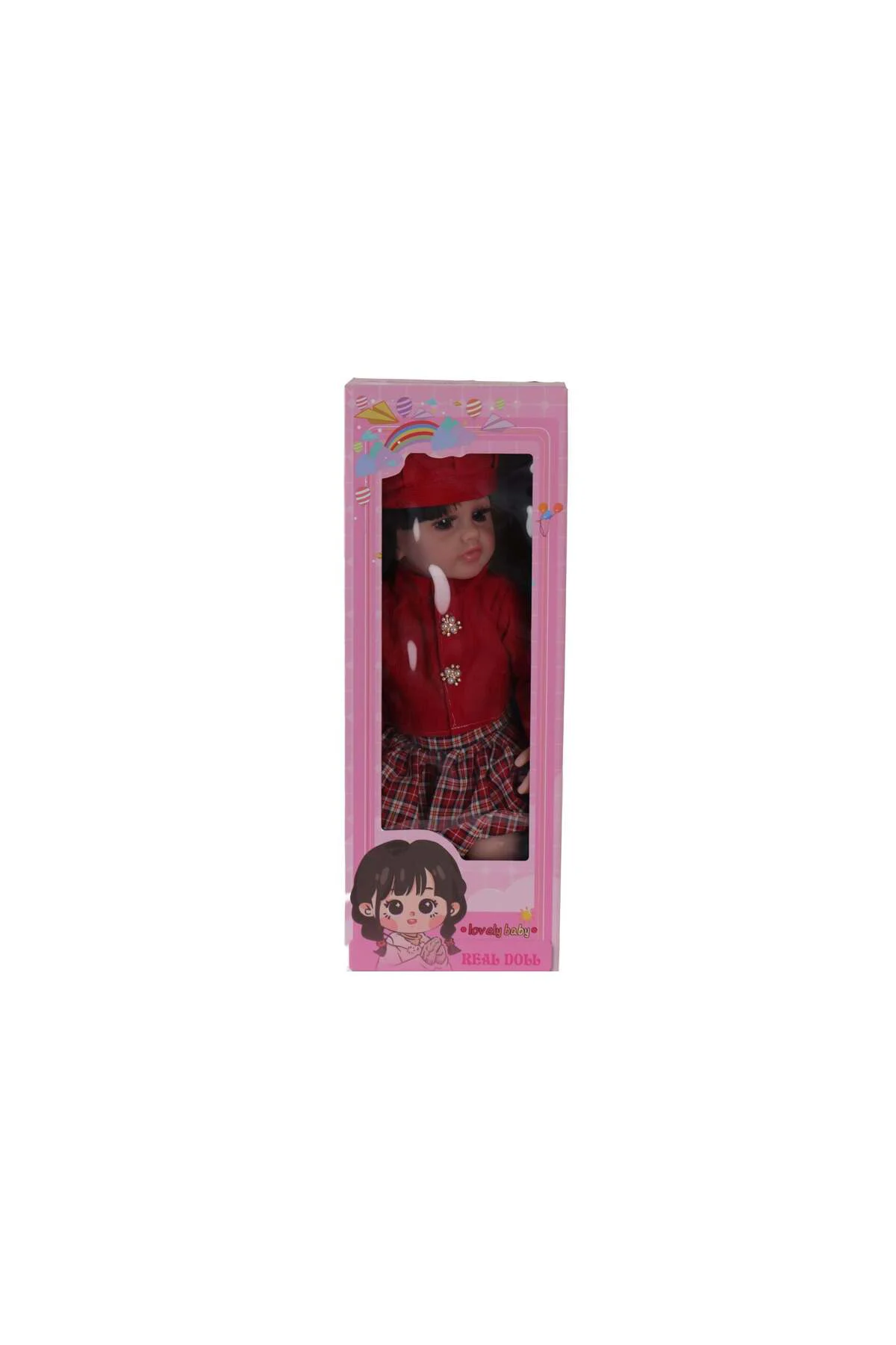LMN232 55 CM MÜZİKLİ SİLİKONLU ET BEBEK