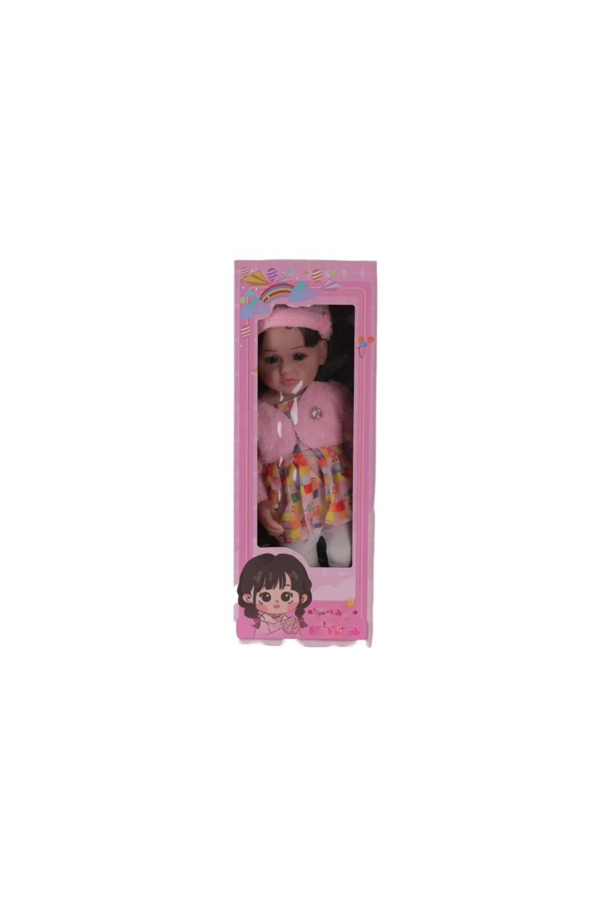 LMN232 55 CM MÜZİKLİ SİLİKONLU ET BEBEK - Görsel 3