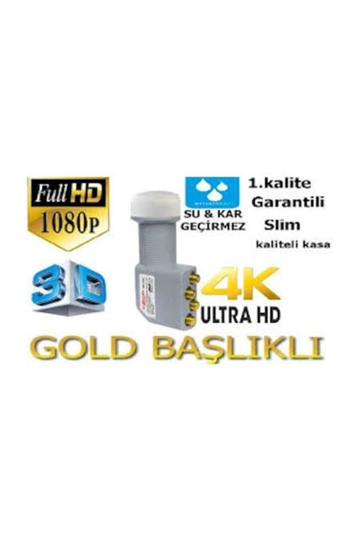 1 Company Lnb 4'Lü Full Hd Hastel Lnb4k 3D Tekno Mark