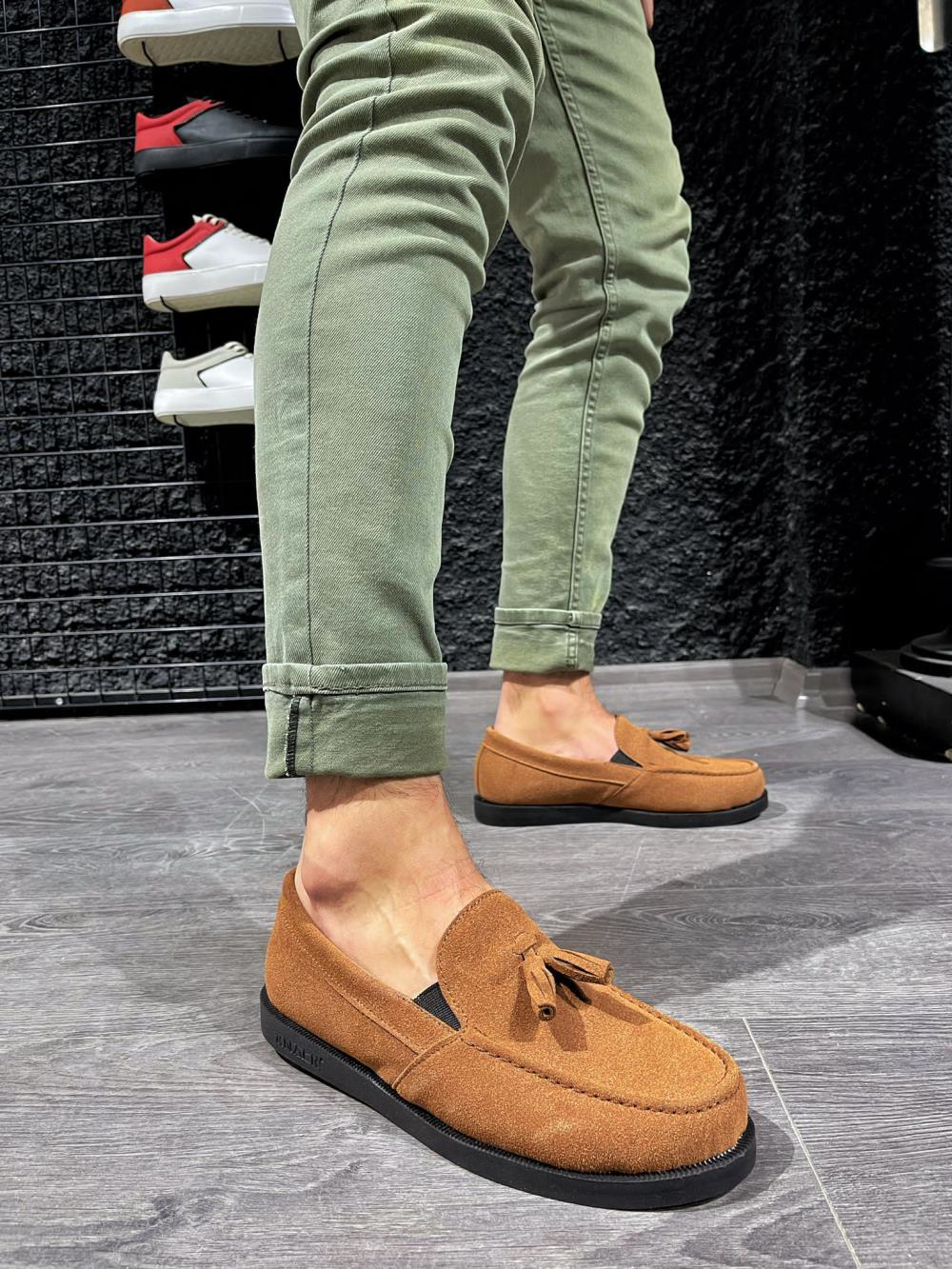 Loafer Erkek Ayakkabı 007 Taba