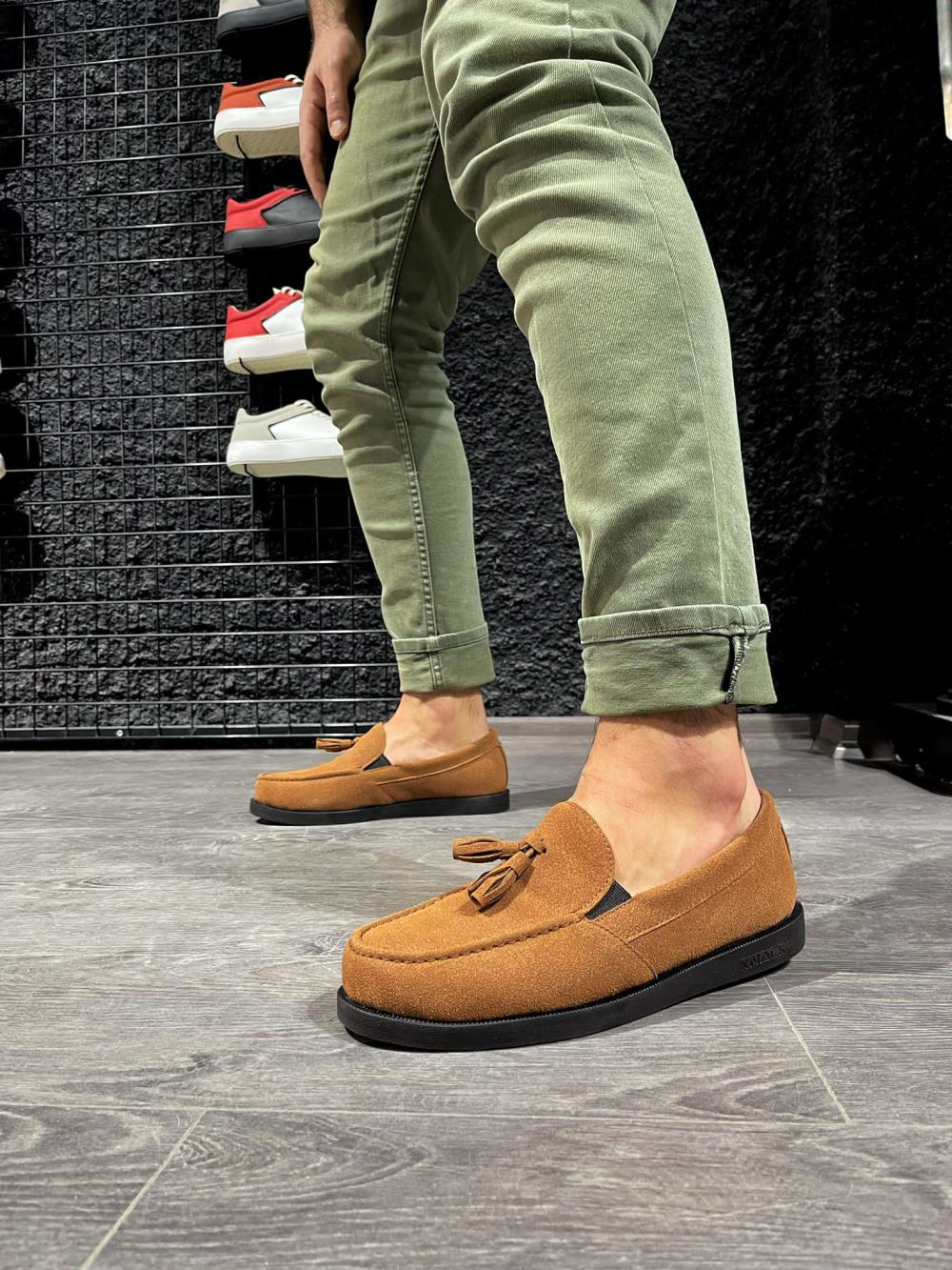 Loafer Erkek Ayakkabı 007 Taba