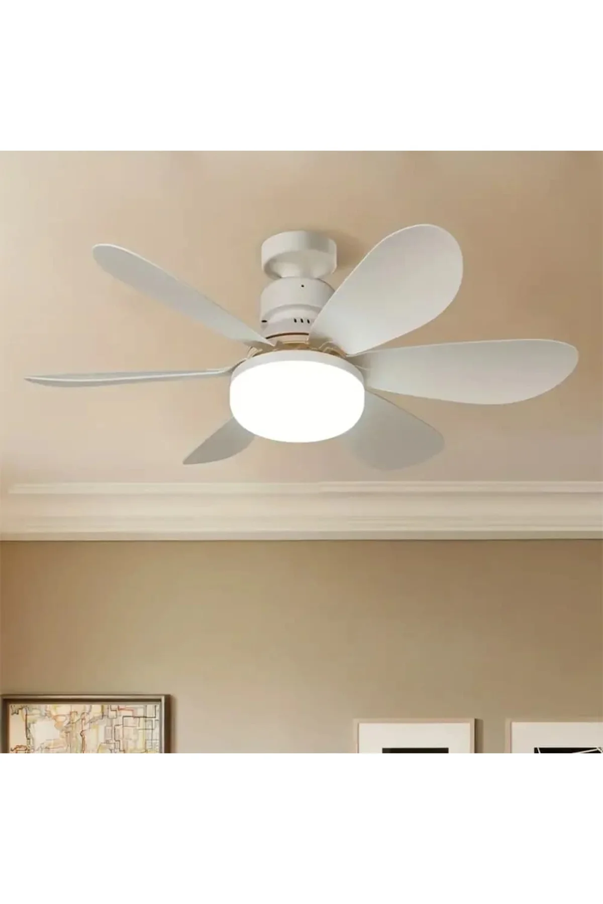 Lodos Fan LED 62W Kumandalı Işıklı Vantilatör Tavana Monteli CT-1154 ÜRÜN DUY UYUMLU DEGILDIR Lodos Fan LED 62W Kumandalı Işıklı Vantilatör Tavana Monteli CT-1154 ÜRÜN DUY UYUMLU DEGILDIR - Görsel 2