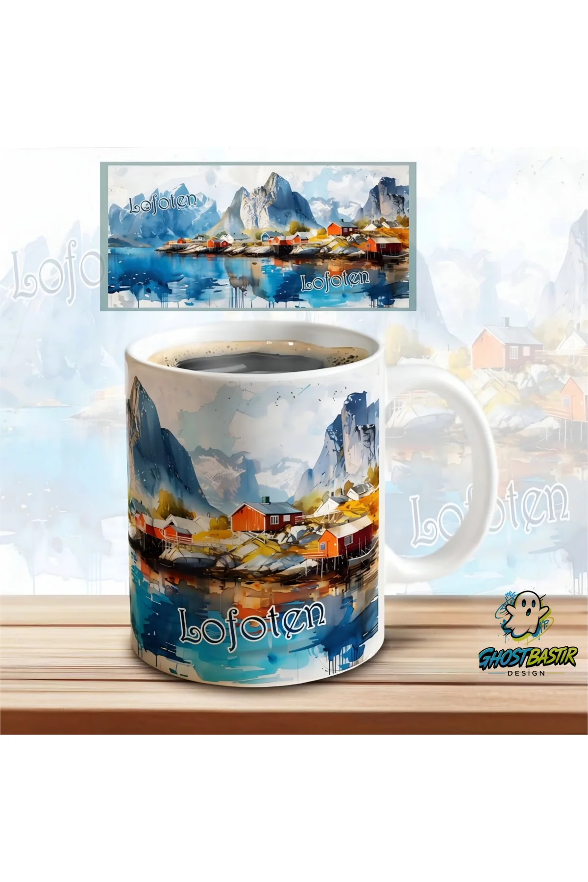 Lofoten Kupa Bardak | Tek Adet K0302