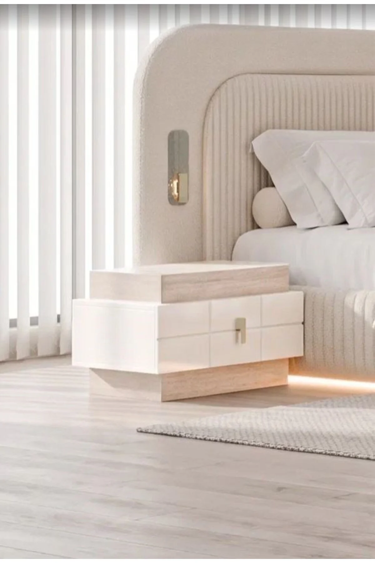 LOFT MDF BAZALI YATAK ODASI TAKIMI Fiyatı, Yorumları ve Özellikleri