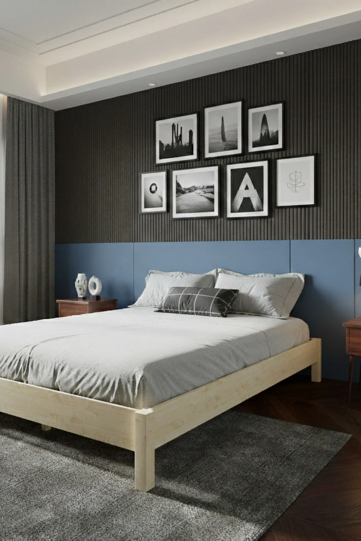 Loft Model Ahşap Karyola - Modern Minimalist Masif Ahşap Karyola Fiyatı, Yorumları ve Özellikleri