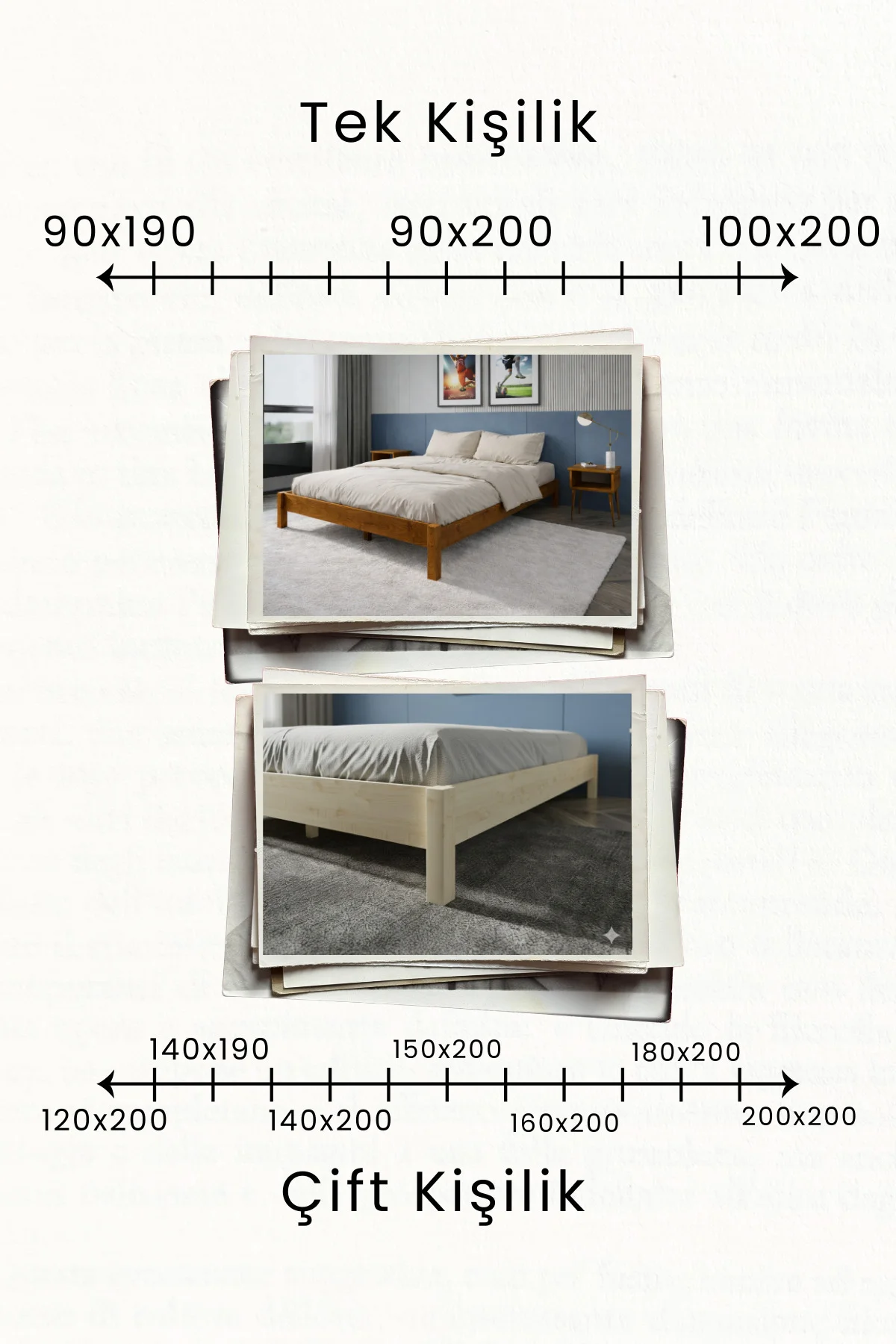 Loft Model Ahşap Karyola - Modern Minimalist Masif Ahşap Karyola Fiyatı, Yorumları ve Özellikleri