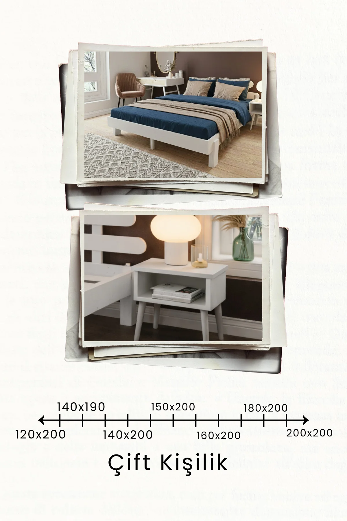 Loft Model Masif Doğal Ahşap Karyola ve İki Adet Komodin Seti- Masih Ahşap Başlıksız Karyola Fiyatı, Yorumları ve Özellikleri