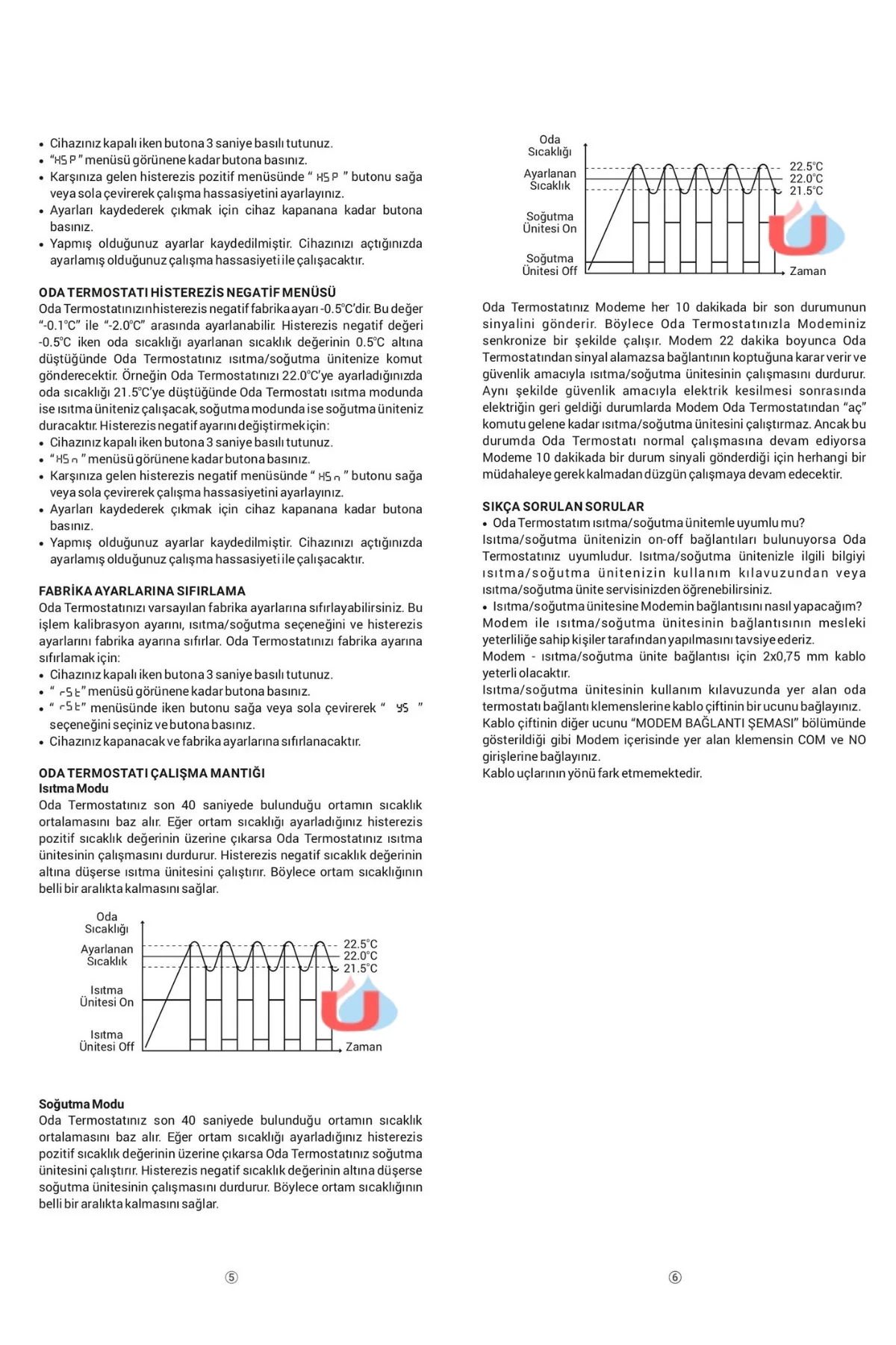 Logi S Kablosuz Oda Termostatı – Hassas Dijital Kontrol & On/Off Uyumluluğu - Görsel 6