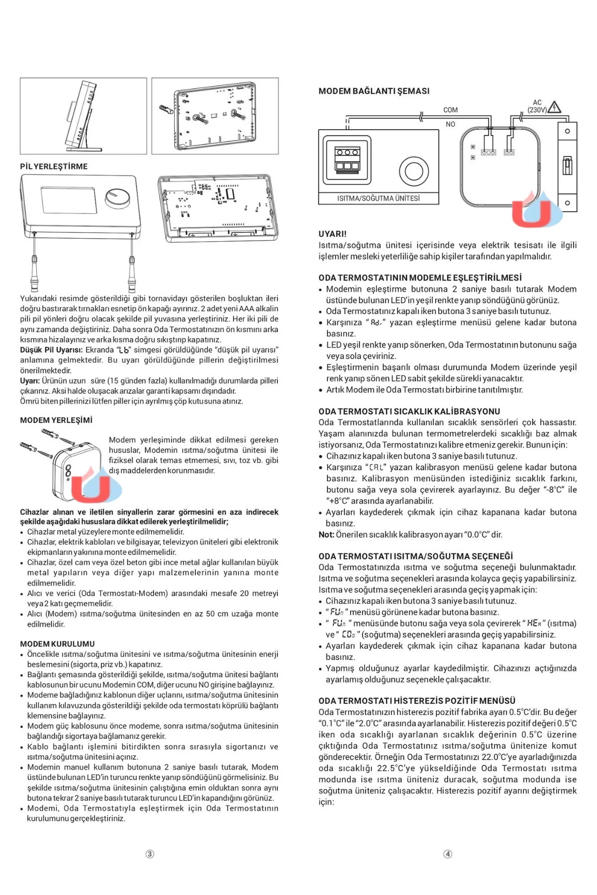 Logi S Kablosuz Oda Termostatı – Hassas Dijital Kontrol & On/Off Uyumluluğu - Görsel 5
