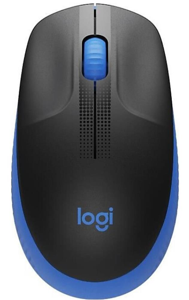 Logitech 910-005909 M191 Mavi Büyük Boy Kablosuz Mouse Optik 1000