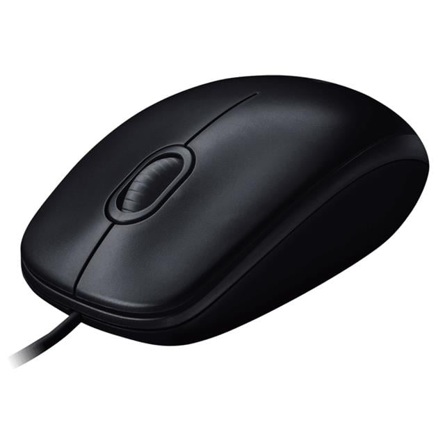 Logitech M100 1000DPI USB Kablolu Mouse Siyah 910-006652 (4741)