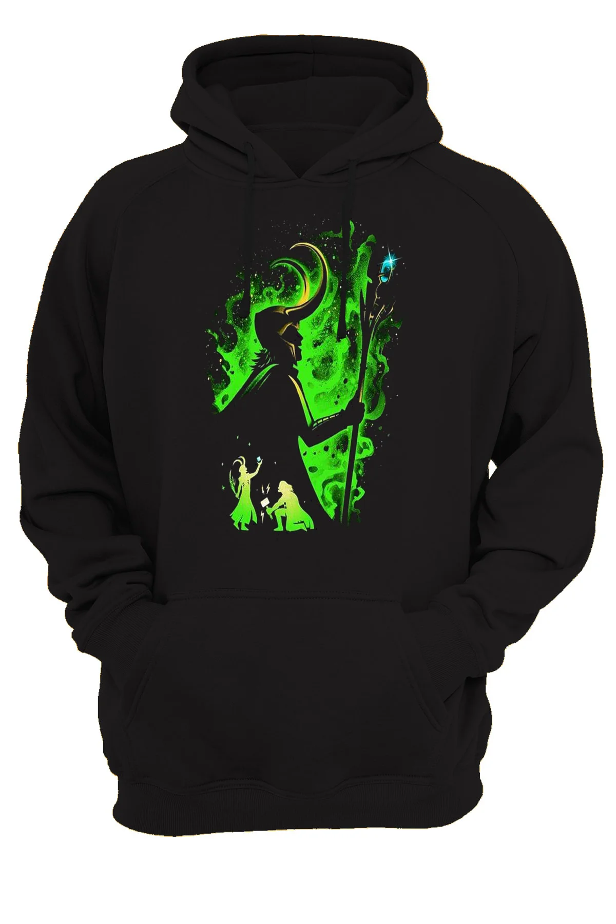 Loki Baskılı 3 Ipl. Şardonlu, Kalın (600 GR.) Içi Polar Sweatshirt