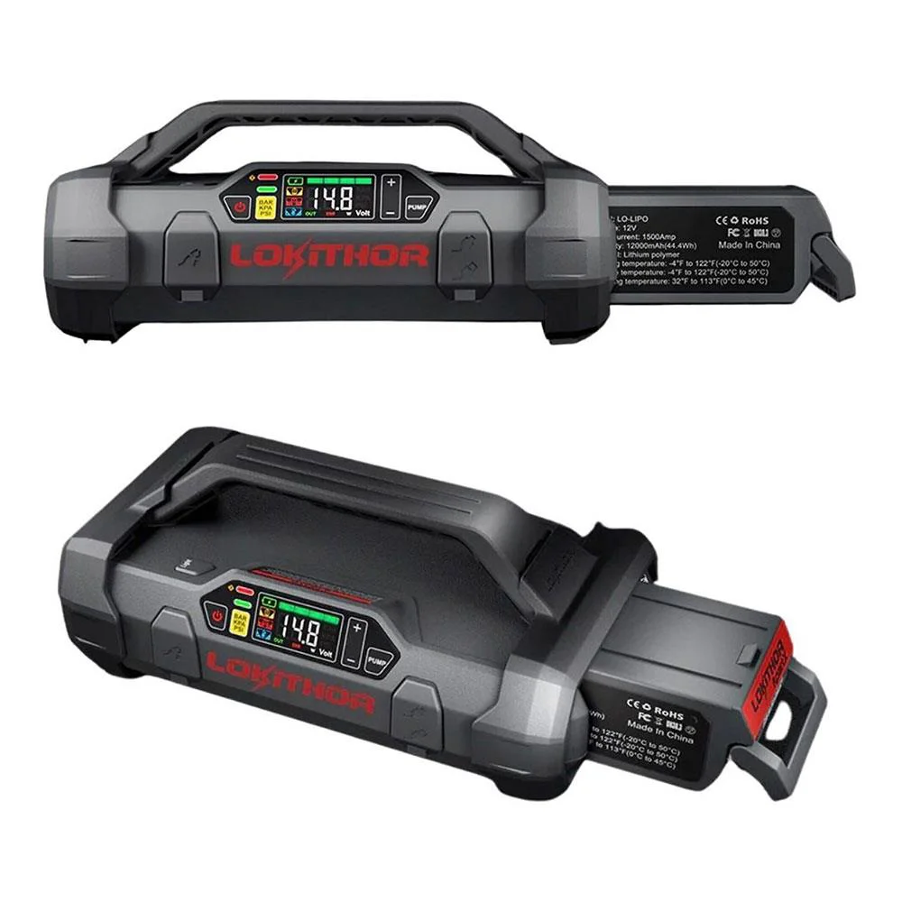 Lokithor APARTX1500 12V 1500Amp Li-Polimer Akıllı Akü Takviye + Pompa + Powerbank + Led Lamba Lokithor APARTX1500 12V 1500Amp Li-Polimer Akıllı Akü Takviye + Pompa + Powerbank + Led Lamba