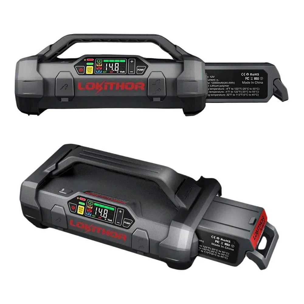 Lokithor APARTX4000 12V 4000Amp Li-Polimer Akıllı Akü Takviye + Pompa + Powerbank + Led Lamba