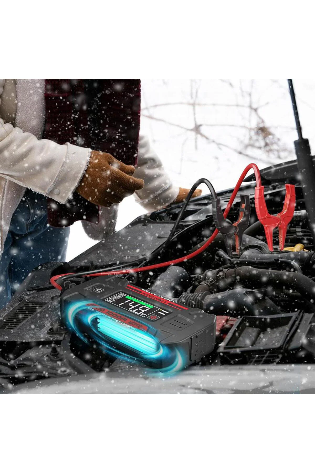 Lokithor J1000 12V 1000Amp LiFePO4 Akıllı Akü Takviye + Powerbank Lokithor J1000 12V 1000Amp LiFePO4 Akıllı Akü Takviye + Powerbank