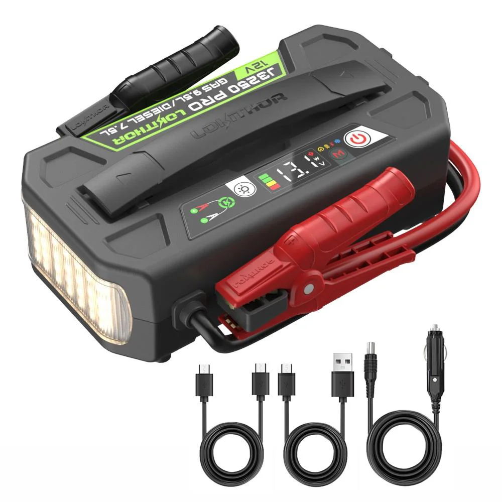 Lokithor J3250PRO 12V 3250Amp LiFePO4 Akıllı Akü Takviye + Powerbank + Led Lamba Lokithor J3250PRO 12V 3250Amp LiFePO4 Akıllı Akü Takviye + Powerbank + Led Lamba