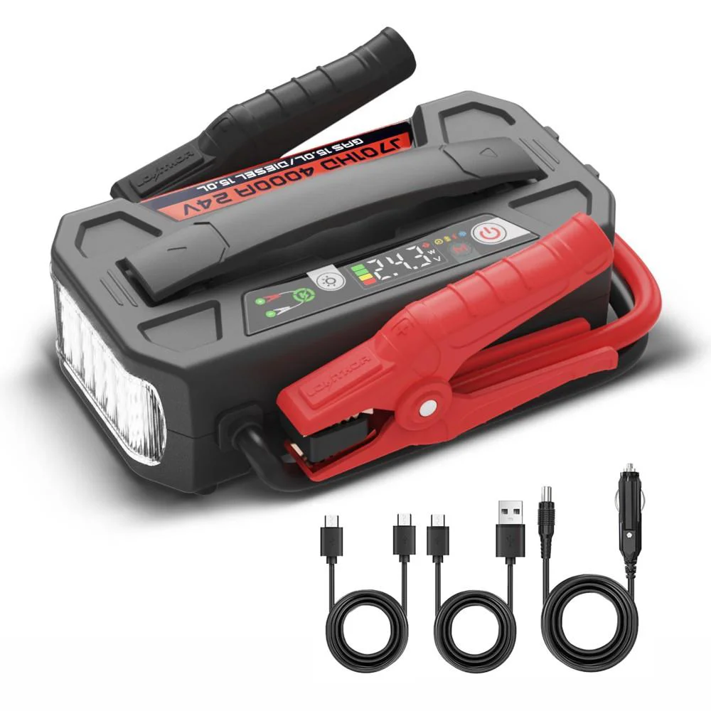 Lokithor J701HD 24V 4000Amp Li-Polimer Akıllı Akü Takviye + Powerbank + Led Lamba Lokithor J701HD 24V 4000Amp Li-Polimer Akıllı Akü Takviye + Powerbank + Led Lamba