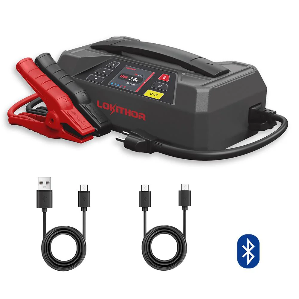 Lokithor JTC4250 12V/220V 4250Amp LiFePO4 Akıllı Akü Test + Akü Takviye + Akü Şarj Cihazı Lokithor JTC4250 12V/220V 4250Amp LiFePO4 Akıllı Akü Test + Akü Takviye + Akü Şarj Cihazı