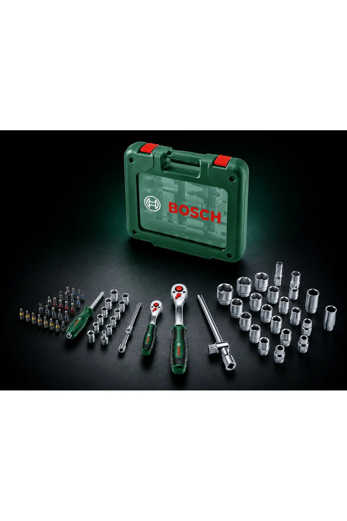Lokma Seti 1/4" + 1/2" Cırcır Anahtar Seti 60 Parça