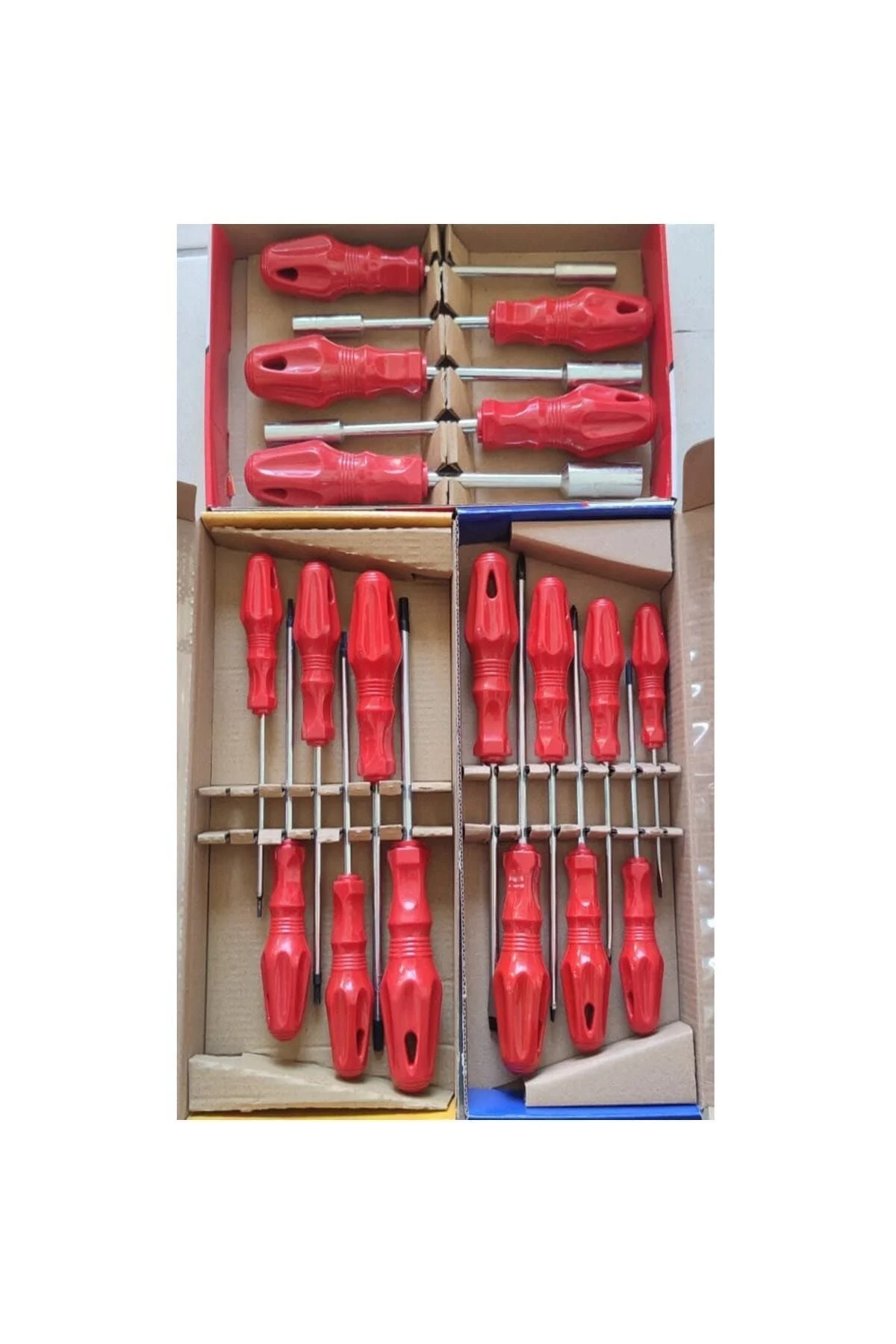 Lokma Tornida Torx Tornida Düz Yıldız Tornida Seti Takımı