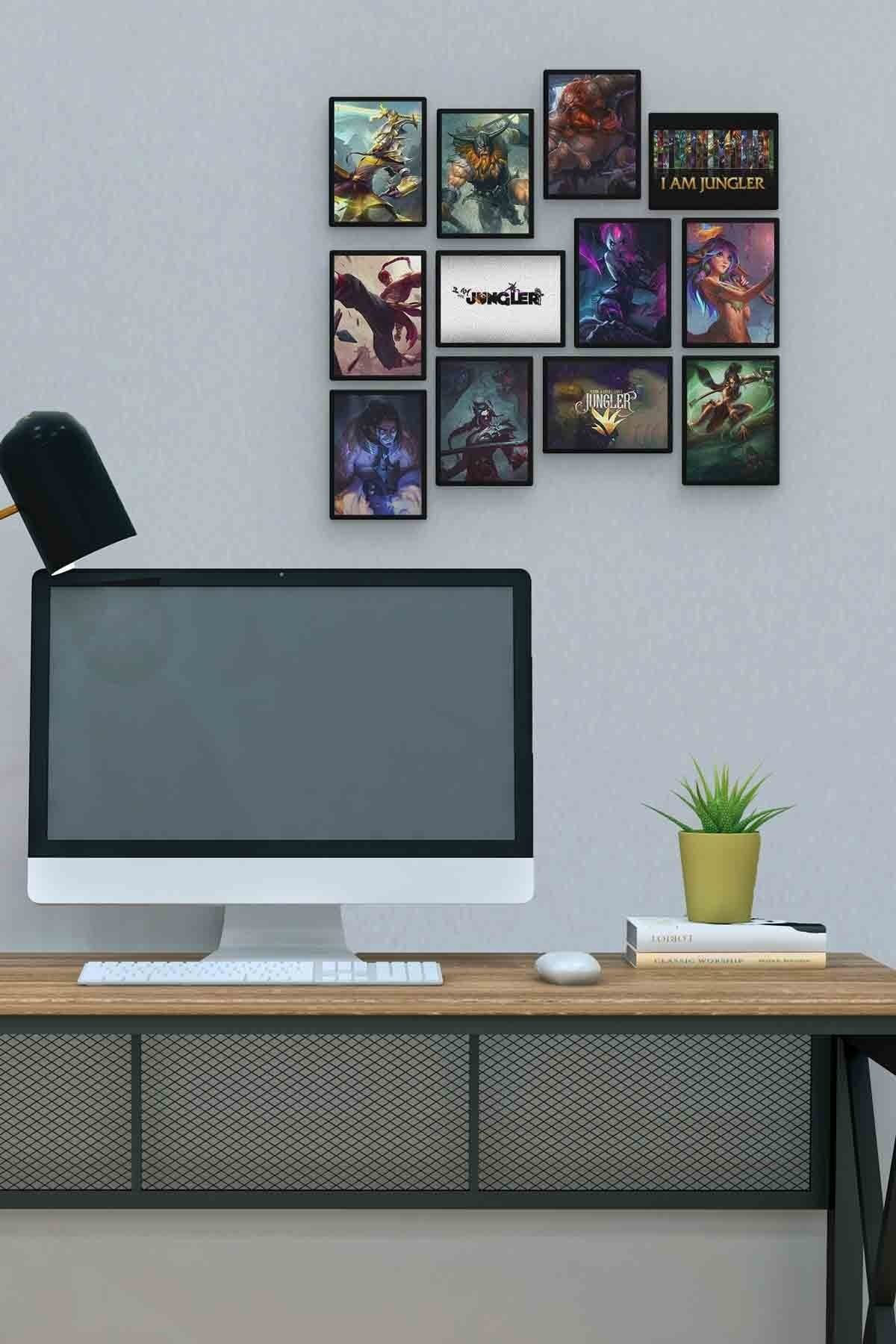 Lol Jungle 12 Parça Mdf Ahşap Tablo Ofis Boyu  Fiyatı, Yorumları ve Özellikleri