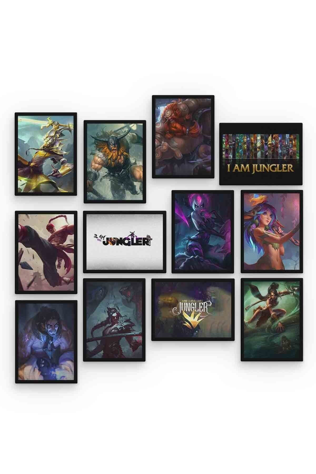 Lol Jungle 12 Parça Mdf Ahşap Tablo Ofis Boyu  Fiyatı, Yorumları ve Özellikleri