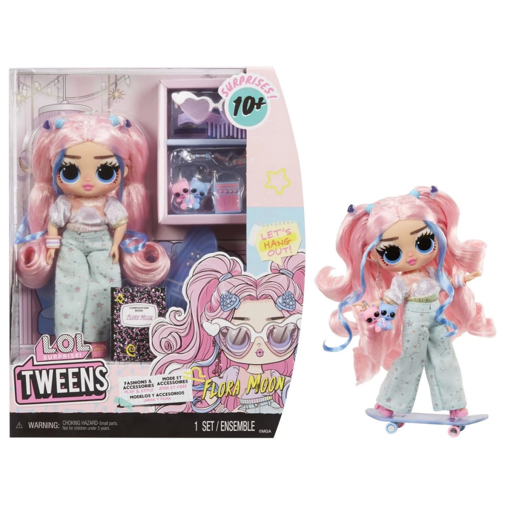 LOL Tweens Seri 5 Flora Moon Bebeği LOL Tweens Seri 5 Flora Moon Bebeği