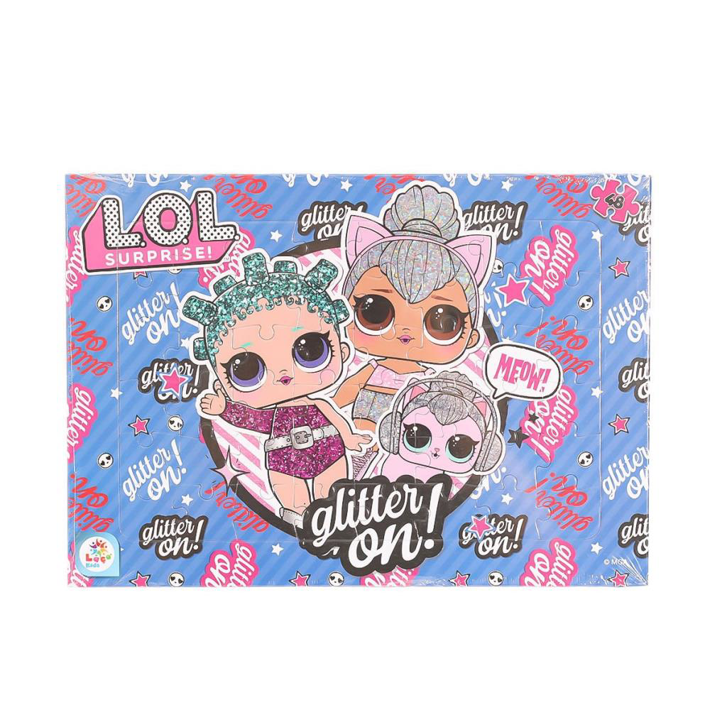 LOL7597 LOL Frame Puzzle 48 Parça -Laço LOL7597 LOL Frame Puzzle 48 Parça -Laço