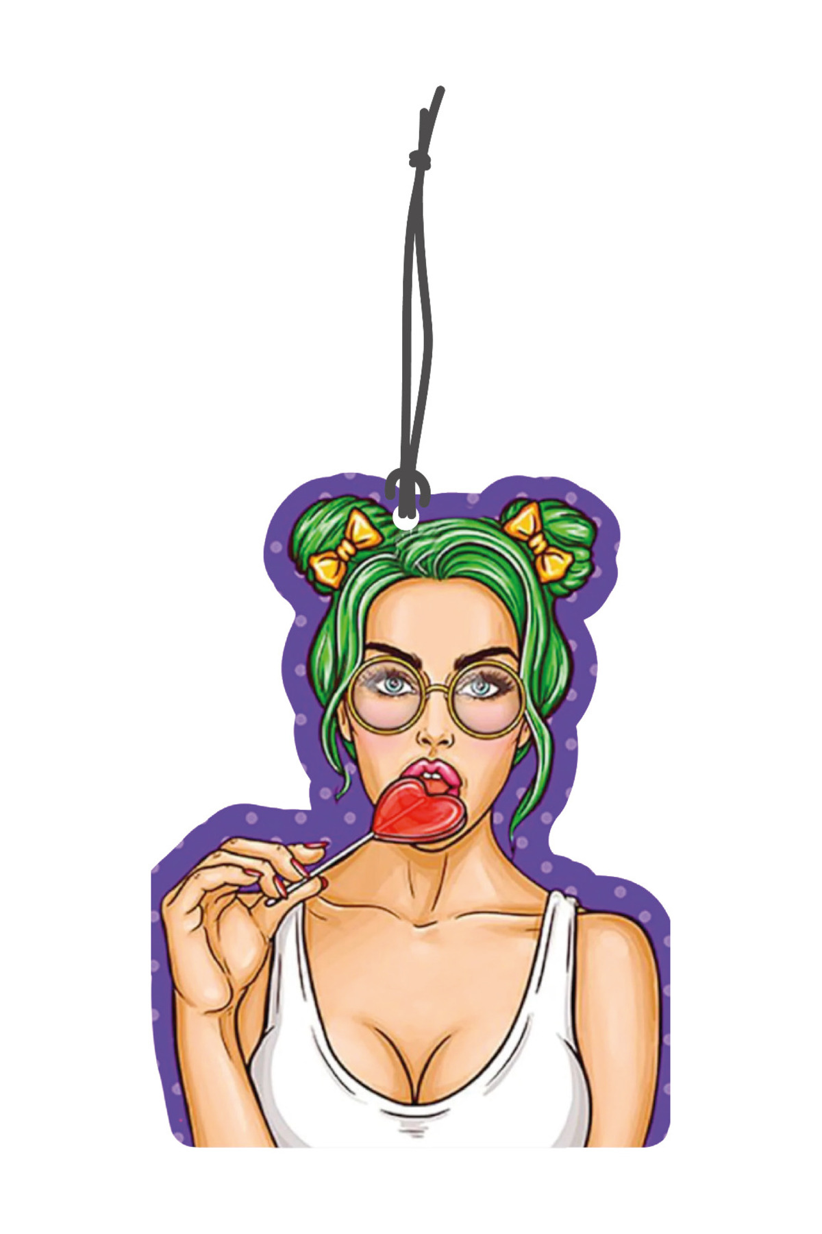 Lolipoplu Kız, Pin Up Girl Tasarımlı Dekoratif Oto Kokusu Ve Akse