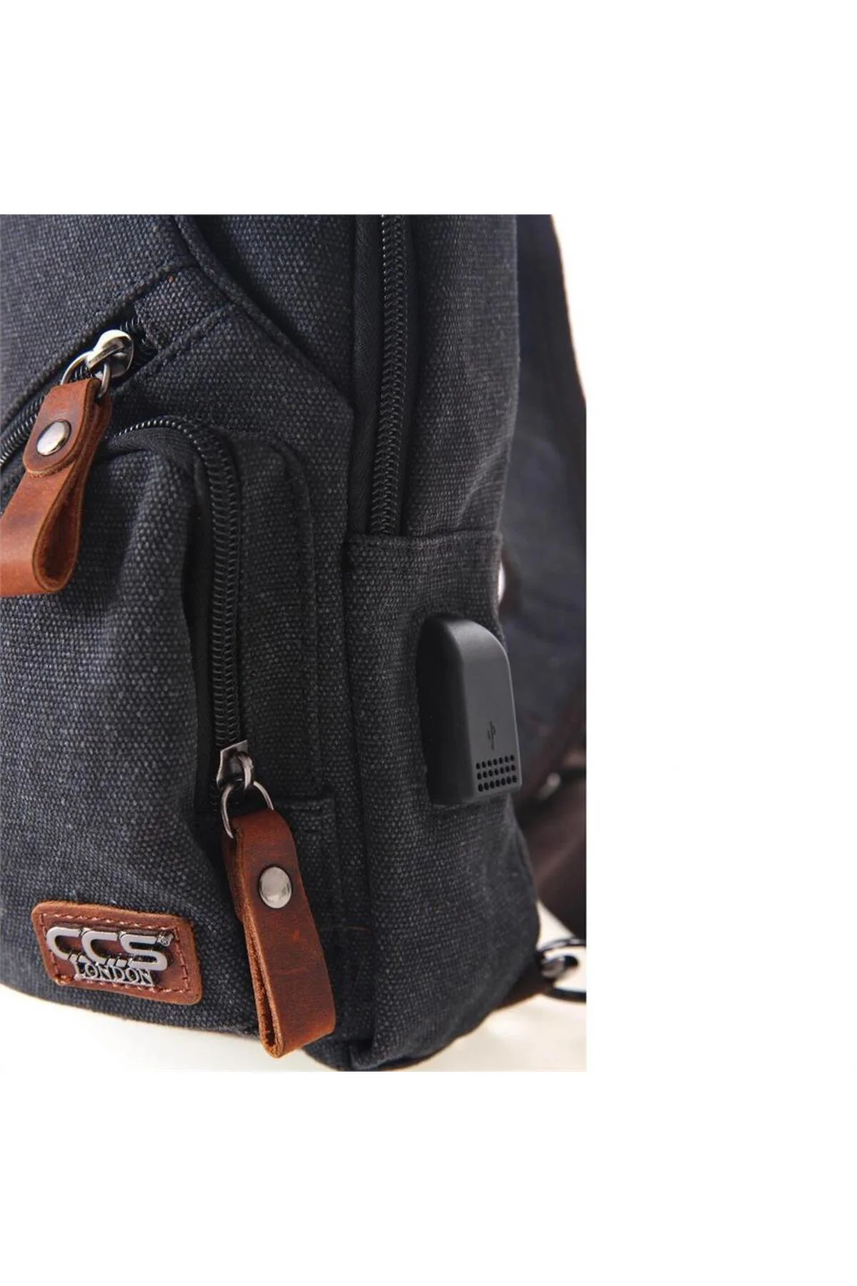 London 31184 Usb Aux Çıkışlı Kanvas Sırt Çantası Siyah Fiyatı, Yorumları ve Özellikleri