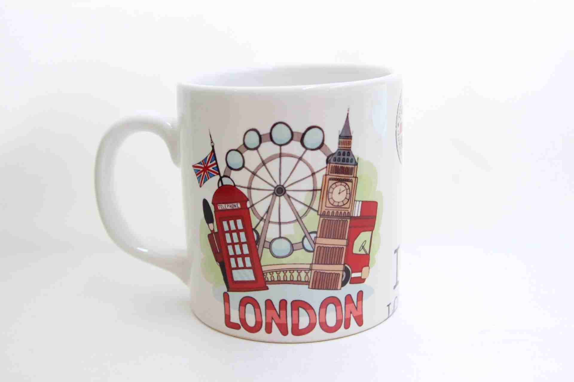 London Temalı Hediye Kutusu - Kupa Bardak ve Defter Hediye Seti