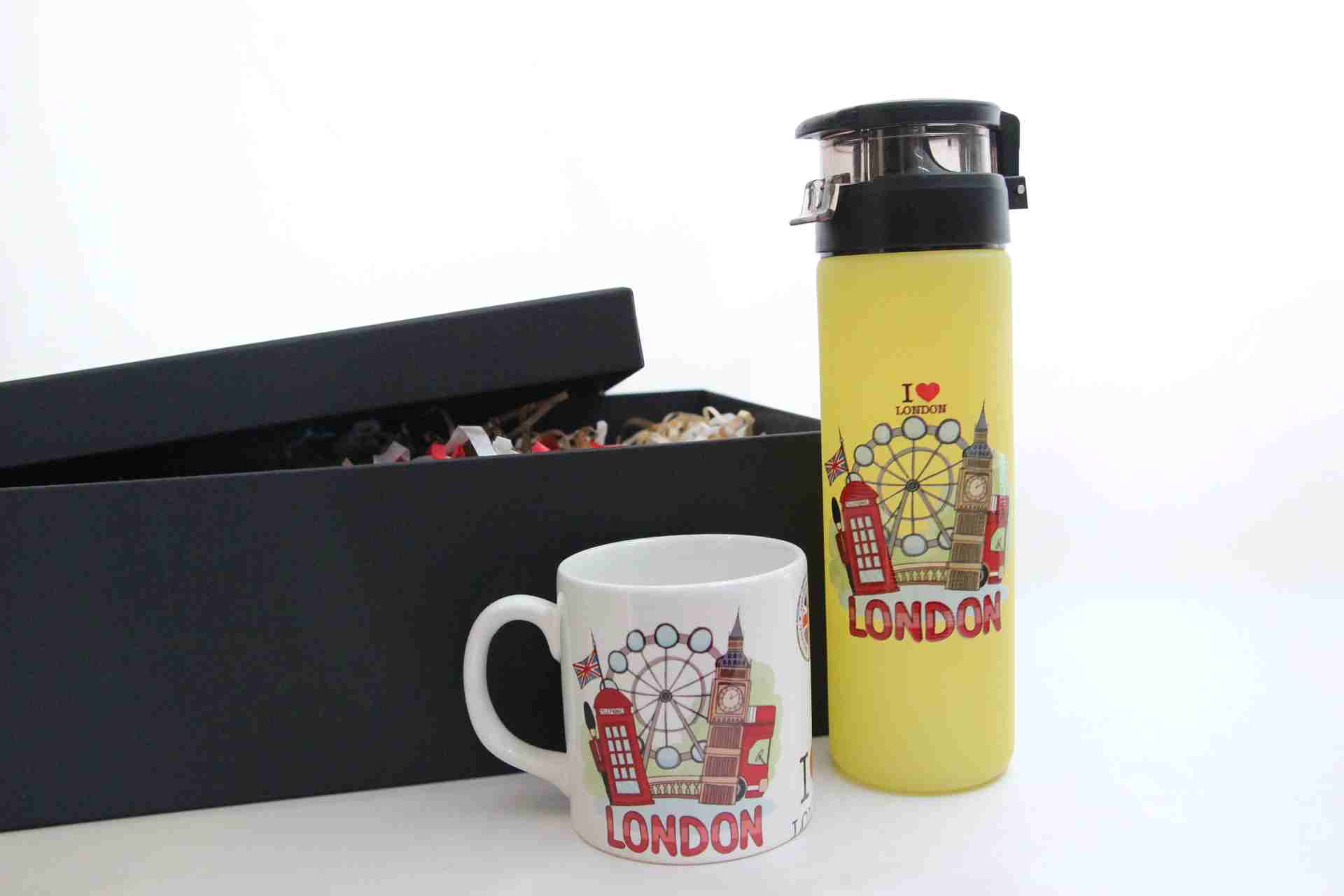 London Temalı Termos ve Kupa Bardak Hediye Kutusu