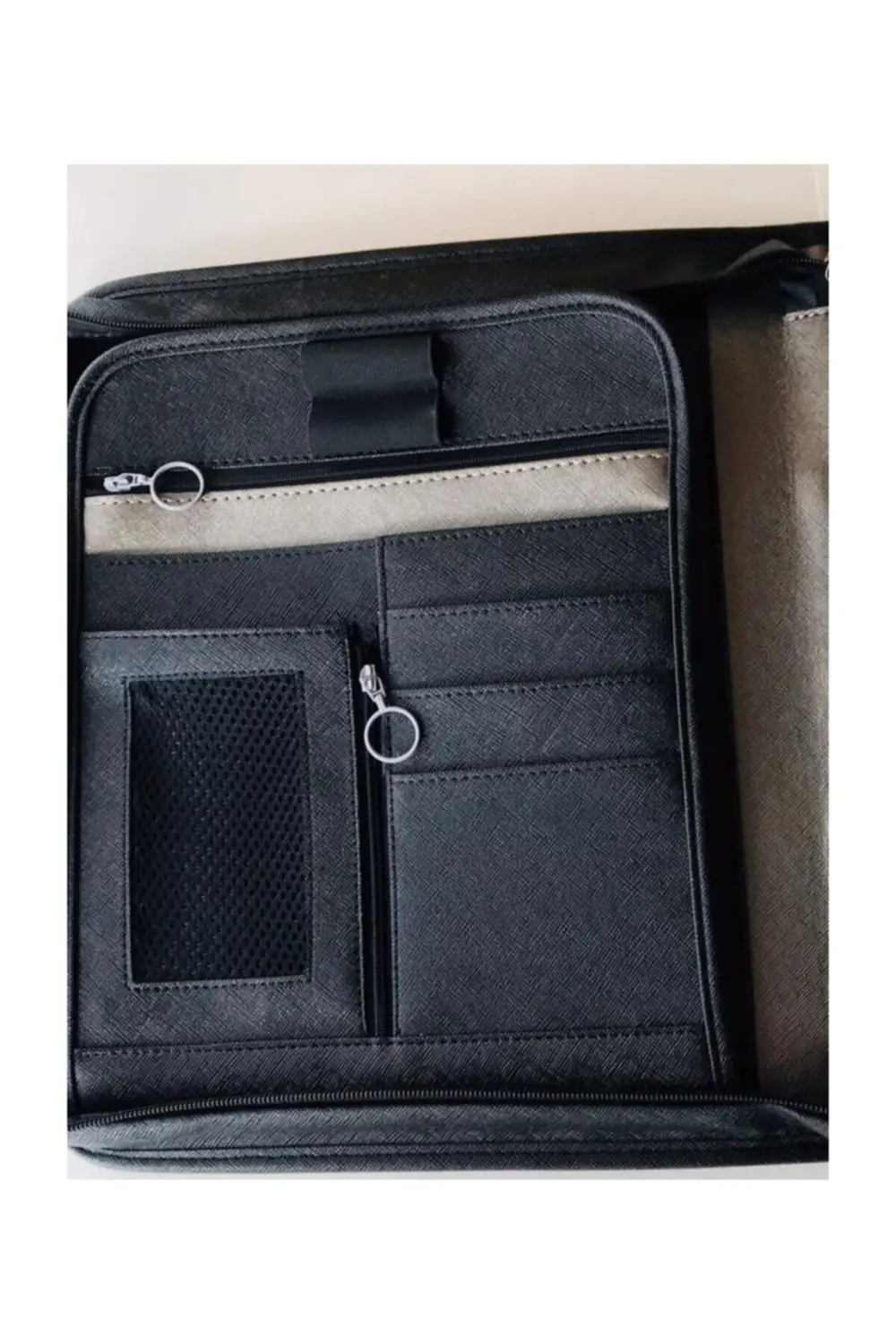 LONDRA SAPLI FERMUARLI ÇANTA SİYAH