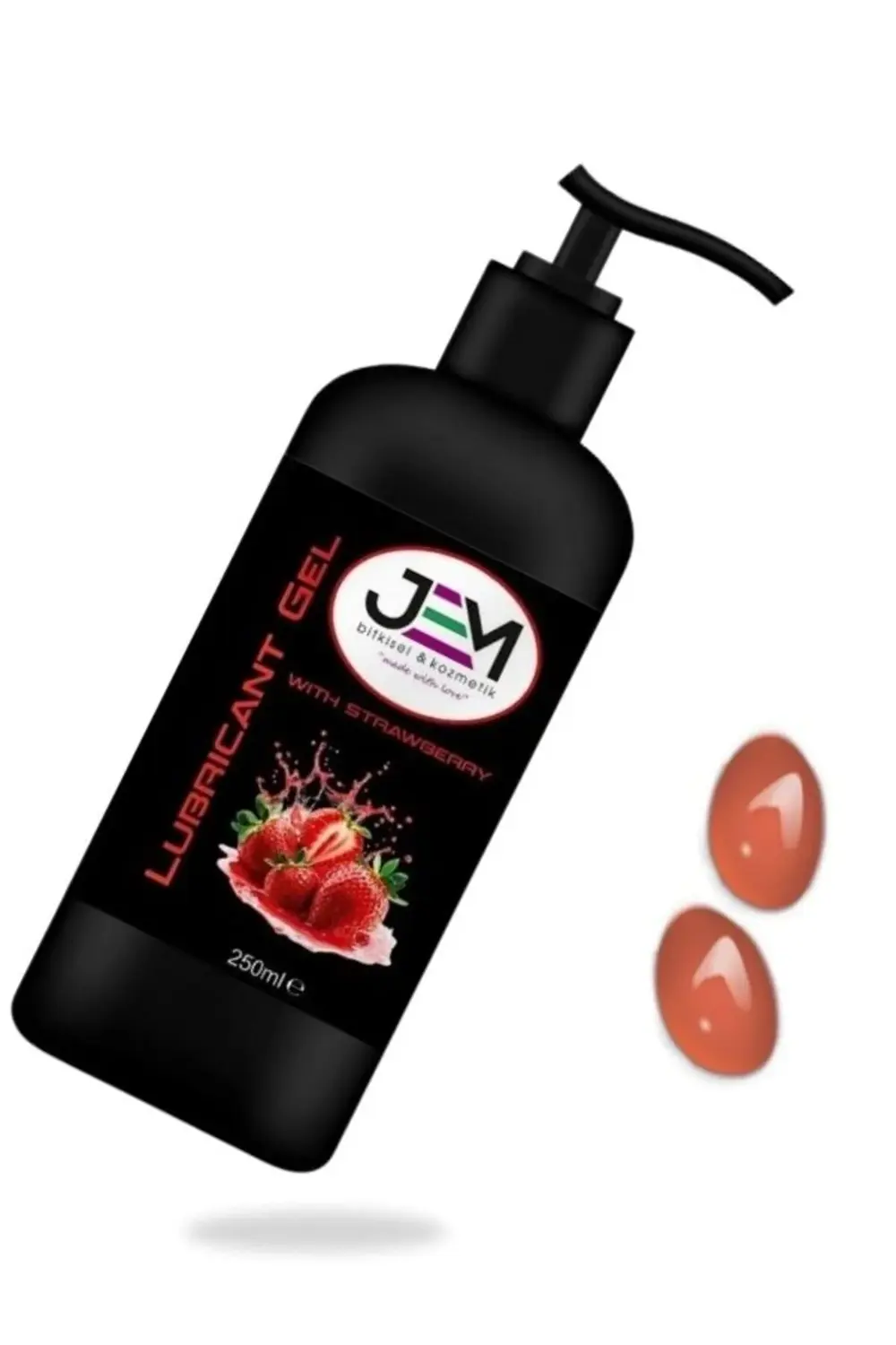 Jem Kozmetik Bitkisel Long İslak Mendil & Lubricant Çilekli Jel