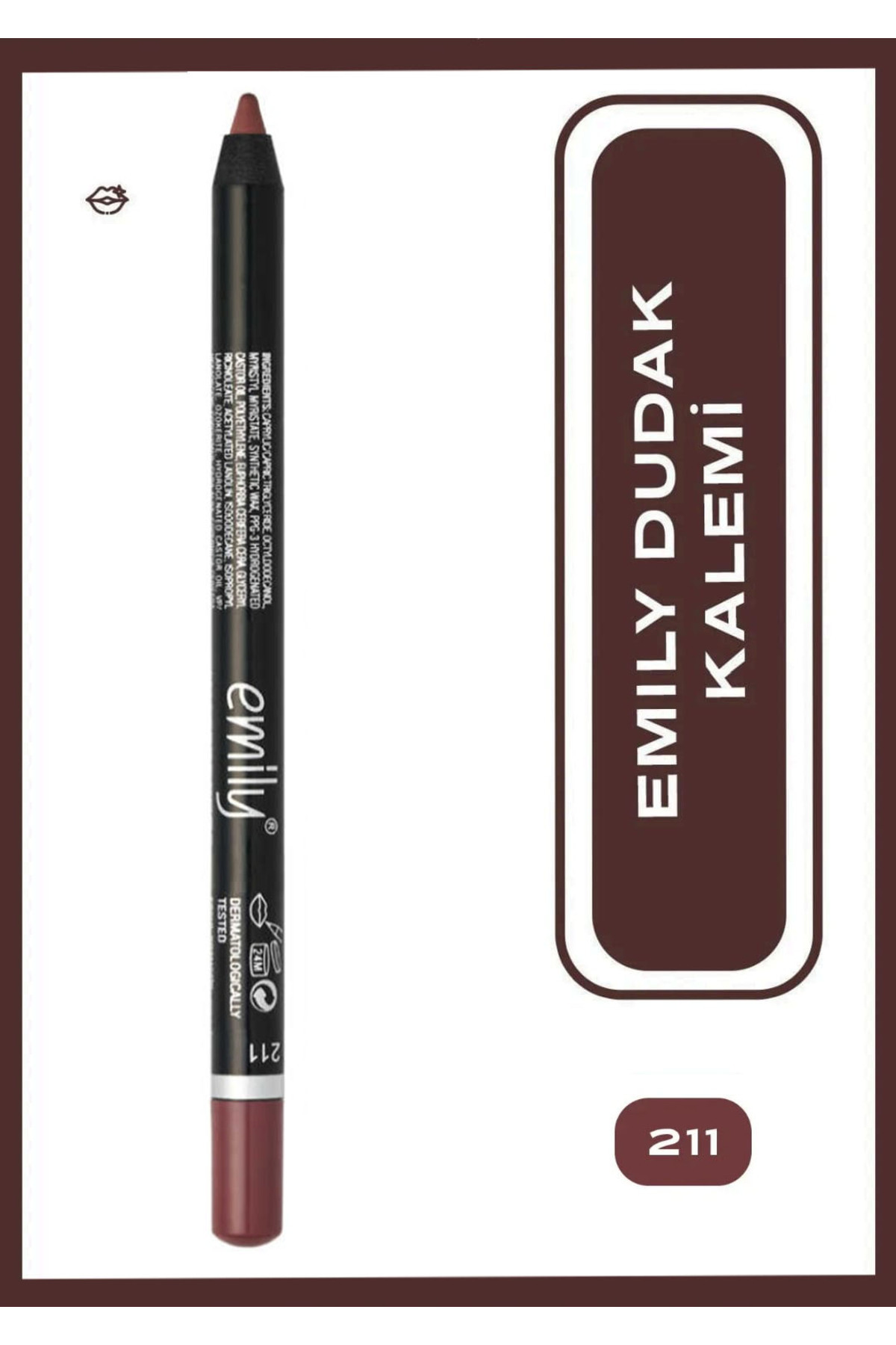 Long Lasting Lip Pencil - 211 - Dudak Kalemi - Kahverengi