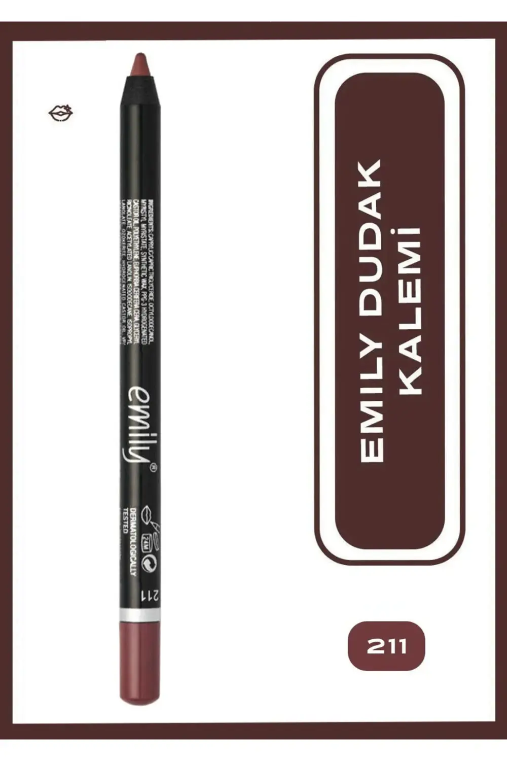 Long Lasting Lip Pencil - 211 - Dudak Kalemi - Kahverengi