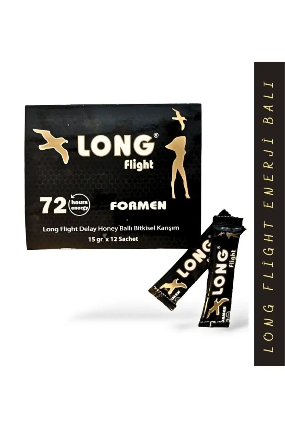 Long Mendil Long Enerji Balı 12li Stick 72 Hours Energy