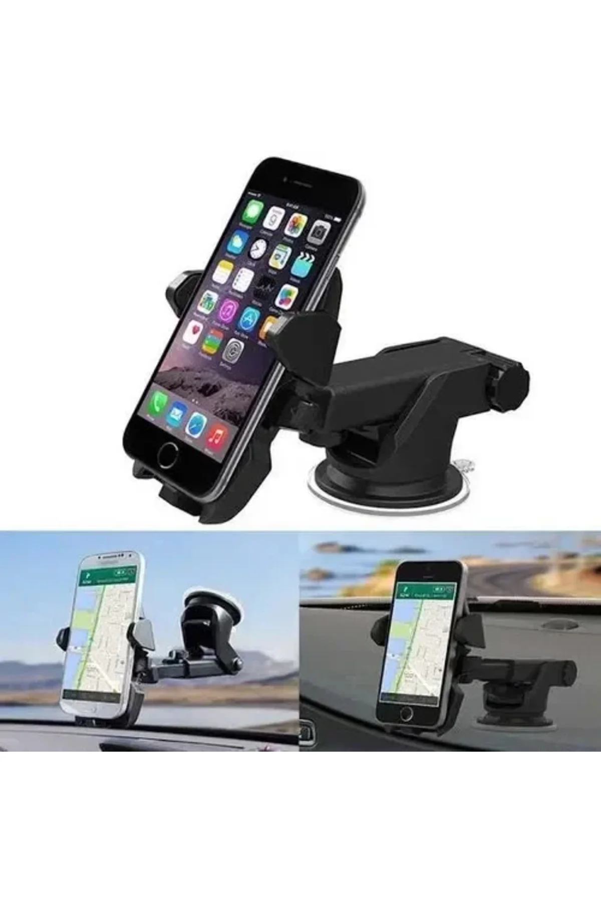 Long Neck One Touch Car Mount Araç İçi Telefonu Tutucu Long Neck One Touch Car Mount Araç İçi Telefonu Tutucu