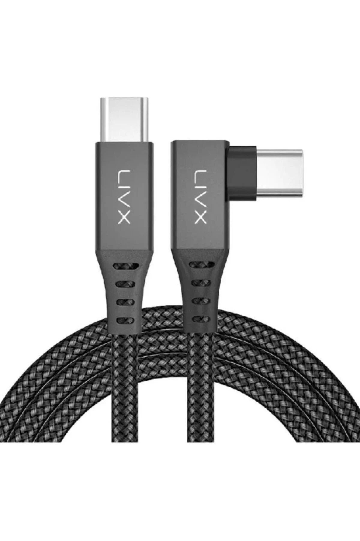 Long Type C To Type C 5 Metre 60w Hızlı Şarj Veri Aktarımı 90° Oy