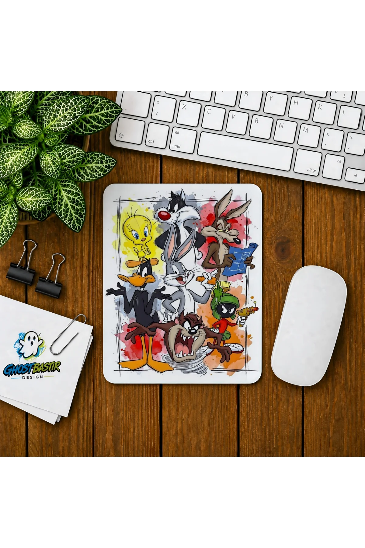 Looney Tunes Baskılı Oyuncu Mousepad 0180
