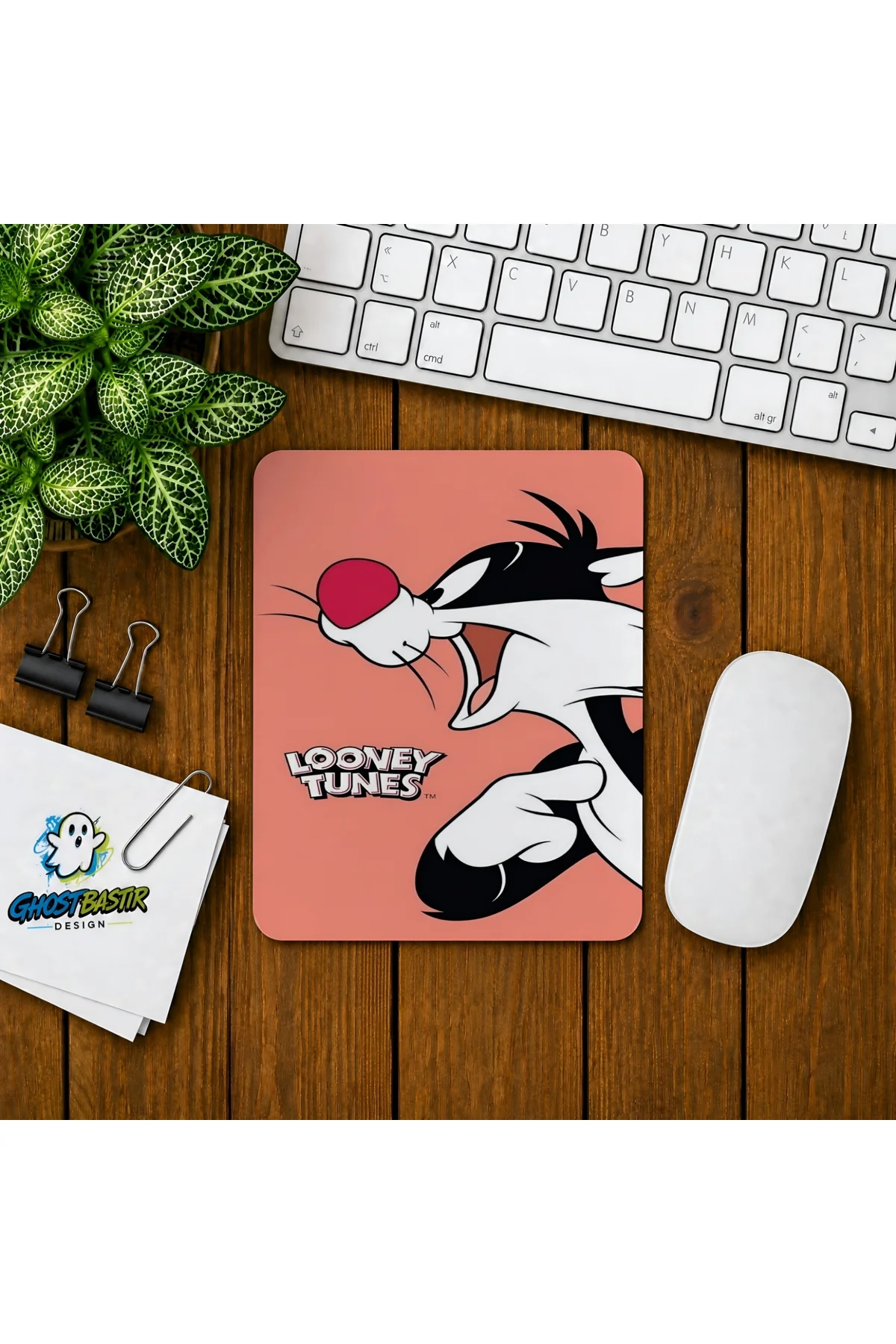 Looney Tunes Sylvestre Baskılı Oyuncu Mousepad 0181