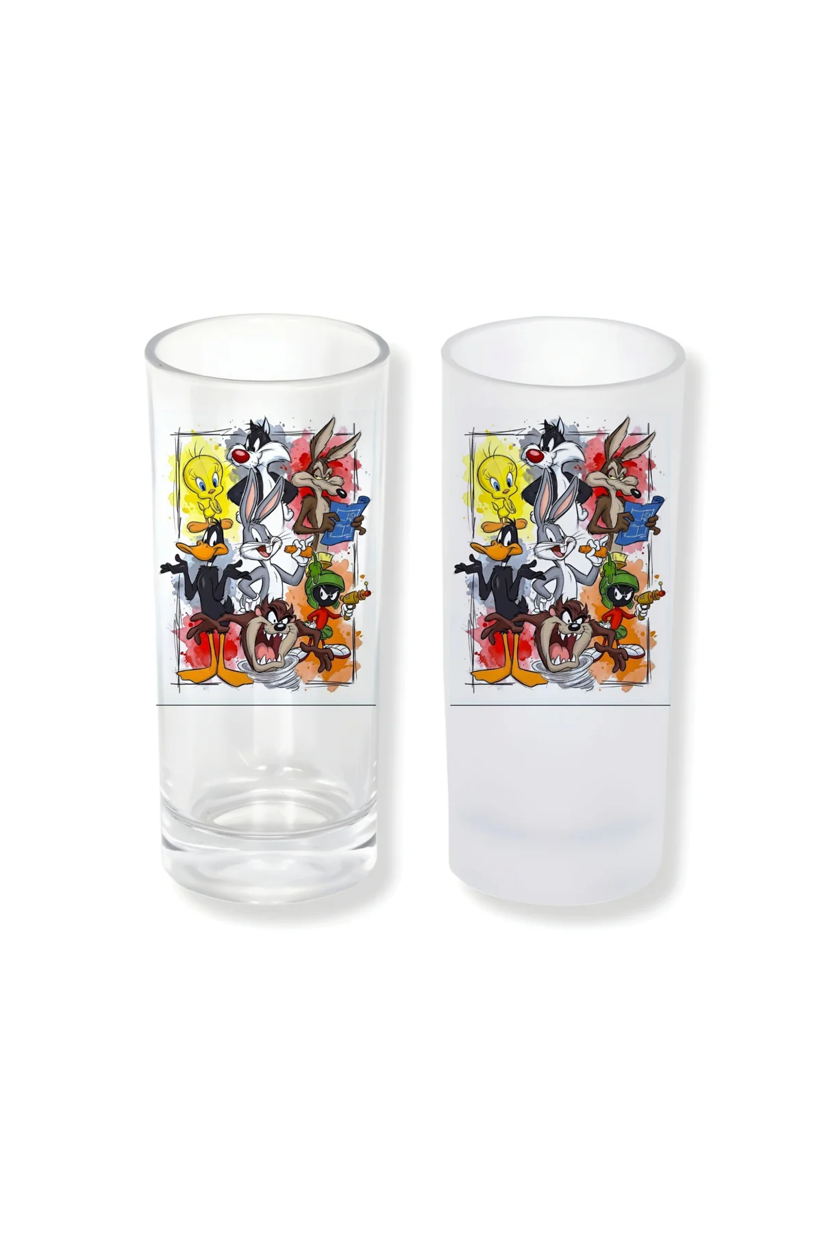 LooneyTunes Buzlu / Buzsuz Seçenekli Rakı Bardağı – 1 Adet Şık Su
